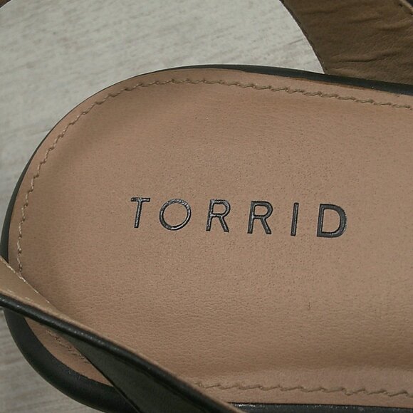 Sexy Torrid Pinup Style Retro Leopard Low Block Heel Sandals Size 9W | Wide - Picture 14 of 14